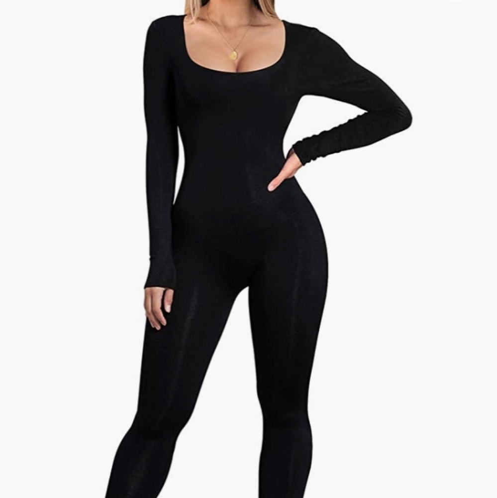Black Spandex Bodysuit size XL